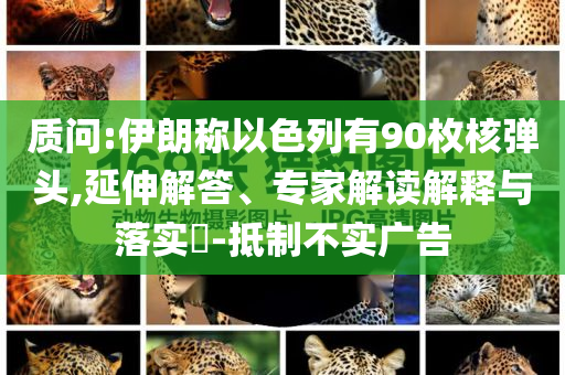 質(zhì)問:伊朗稱以色列有90枚核彈頭,延伸解答、專家解讀解釋與落實?-抵制不實廣告