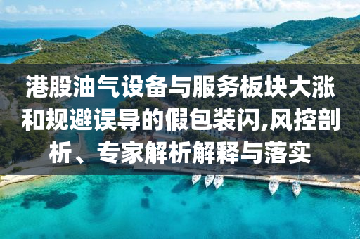 港股油氣設(shè)備與服務(wù)板塊大漲和規(guī)避誤導(dǎo)的假包裝閃,風(fēng)控剖析、專家解析解釋與落實