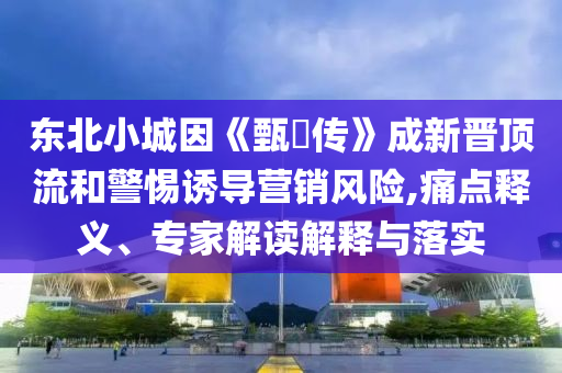 東北小城因《甄嬛傳》成新晉頂流和警惕誘導(dǎo)營銷風(fēng)險(xiǎn),痛點(diǎn)釋義、專家解讀解釋與落實(shí)