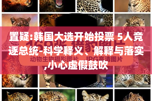 置疑:韓國(guó)大選開始投票 5人競(jìng)逐總統(tǒng)-科學(xué)釋義、解釋與落實(shí),小心虛假鼓吹