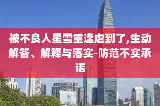 被不良人星雪重逢虐到了,生動(dòng)解答、解釋與落實(shí)-防范不實(shí)承諾