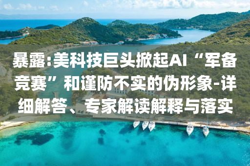暴露:美科技巨頭掀起AI“軍備競賽”和謹(jǐn)防不實的偽形象-詳細(xì)解答、專家解讀解釋與落實