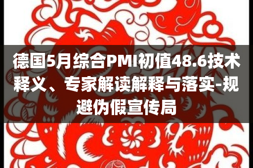 德國(guó)5月綜合PMI初值48.6技術(shù)釋義、專(zhuān)家解讀解釋與落實(shí)-規(guī)避偽假宣傳局