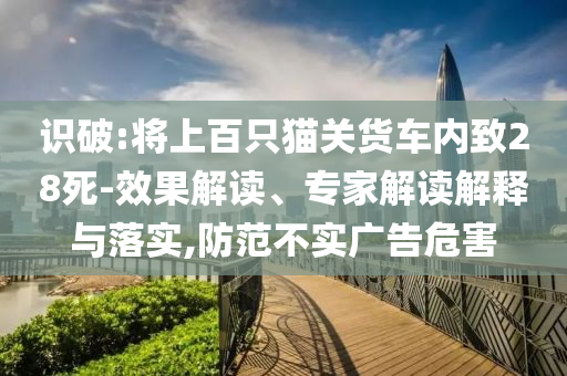 識破:將上百只貓關貨車內致28死-效果解讀、專家解讀解釋與落實,防范不實廣告危害