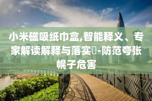小米磁吸紙巾盒,智能釋義、專家解讀解釋與落實(shí)?-防范夸張幌子危害