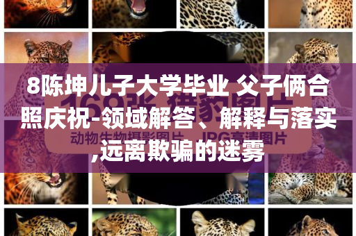 8陳坤兒子大學(xué)畢業(yè) 父子倆合照慶祝-領(lǐng)域解答、解釋與落實(shí),遠(yuǎn)離欺騙的迷霧