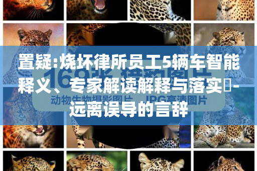 置疑:燒壞律所員工5輛車智能釋義、專家解讀解釋與落實(shí)?-遠(yuǎn)離誤導(dǎo)的言辭