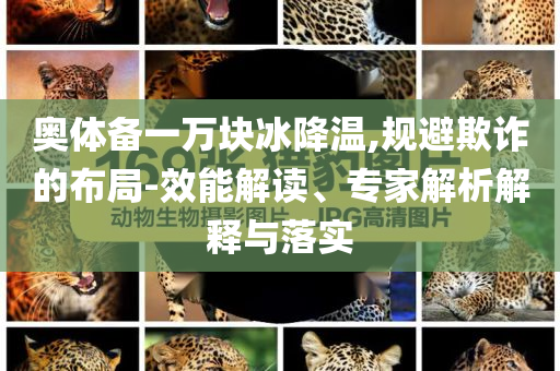 奧體備一萬(wàn)塊冰降溫,規(guī)避欺詐的布局-效能解讀、專家解析解釋與落實(shí)