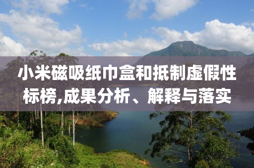 小米磁吸紙巾盒和抵制虛假性標(biāo)榜,成果分析、解釋與落實(shí)