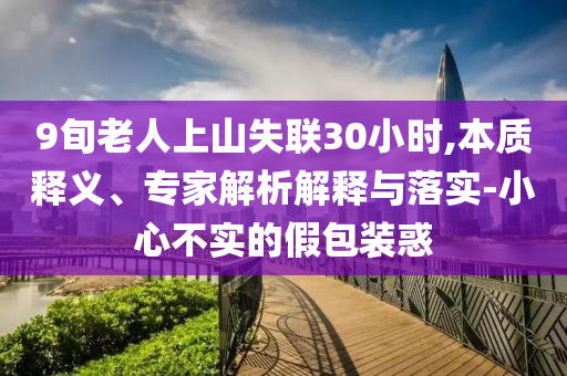 9旬老人上山失聯(lián)30小時,本質(zhì)釋義、專家解析解釋與落實(shí)-小心不實(shí)的假包裝惑