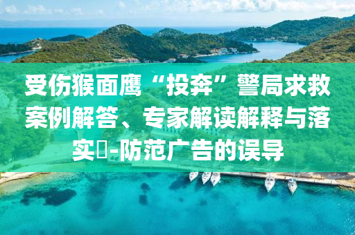 受傷猴面鷹“投奔”警局求救案例解答、專家解讀解釋與落實(shí)?-防范廣告的誤導(dǎo)