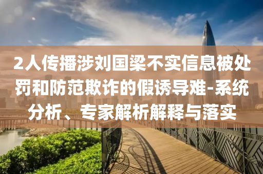2人傳播涉劉國梁不實(shí)信息被處罰和防范欺詐的假誘導(dǎo)難-系統(tǒng)分析、專家解析解釋與落實(shí)