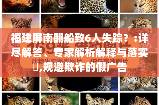 福建屏南翻船致6人失蹤？:詳盡解答、專家解析解釋與落實(shí)?,規(guī)避欺詐的假廣告